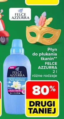 Płyn do płukania tkanin Felce Azzurra Pure Freshness promocja w Carrefour Market