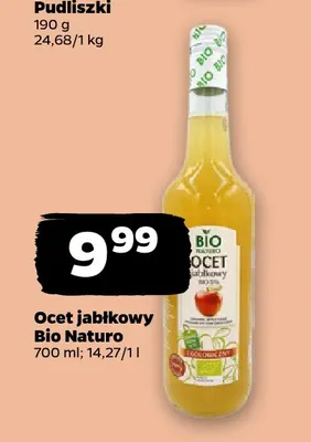 Ocet jabłkowy Bio Naturo promocja w Netto