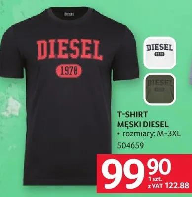 T-shirt męski Diesel promocja w Selgros