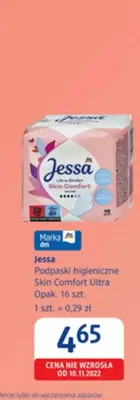 Podpaski higieniczne Skin Comfort Ultra Jessa promocja w Drogerie DM