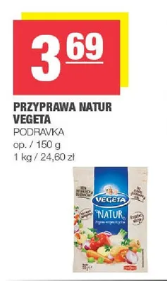 Przyprawa Vegeta Natur Podravka promocja w SPAR