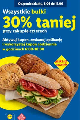 Bułki promocja w Lidl