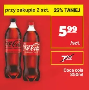 Napój gazowany Coca-Cola promocja w API Market