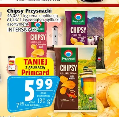Chipsy Przysnacki promocja w Prim Market