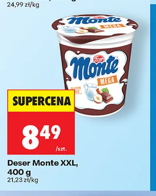 Deser Monte XXL Zott promocja w Biedronka