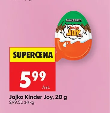 Jajko Kinder Joy promocja w Biedronka