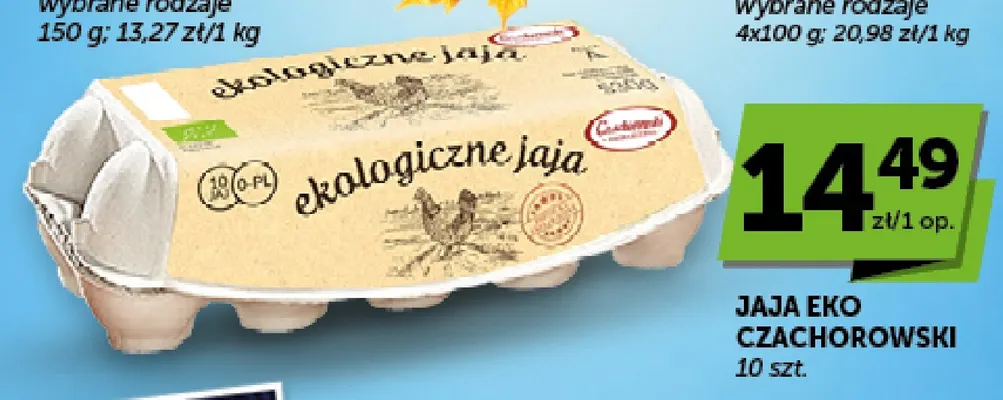 Jajka kurze eko Czachorowski promocja w ABC