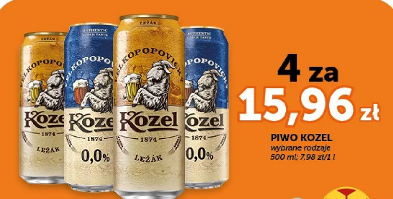 Piwo bezalkoholowe Kozel promocja w ABC