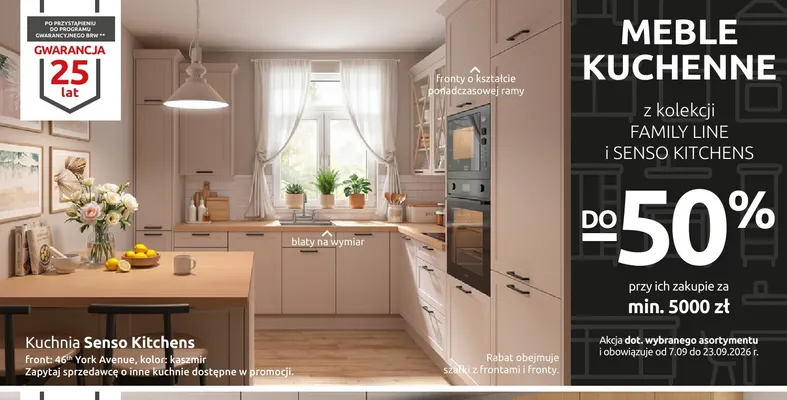 Kuchnia Senso Kitchens 46th York Avenue promocja w Black Red White
