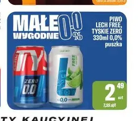 Piwo bezalkoholowe Lech promocja w Tomi Markt