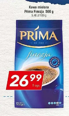 Kawa mielona Prima Finezja promocja w LEWIATAN