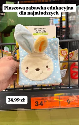 Pluszowa zabawka edukacyjna  promocja w Biedronka