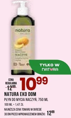 Płyn do mycia naczyń eko dom promocja w Drogerie Natura