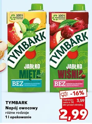 Napój owocowy różne rodzaje promocja w Kaufland