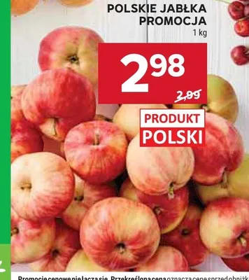Jabłka polskie promocja w Stokrotka