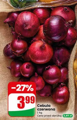 Cebula czerwona promocja w Dino