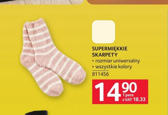 Supermiękkie skarpety promocja w Selgros
