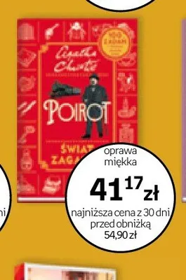 Książka Agatha Christie Poirot Świat zagadek oprawa miękka promocja w Empik