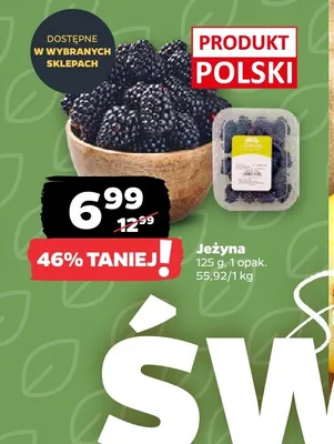 Jeżyny polskie promocja w Netto