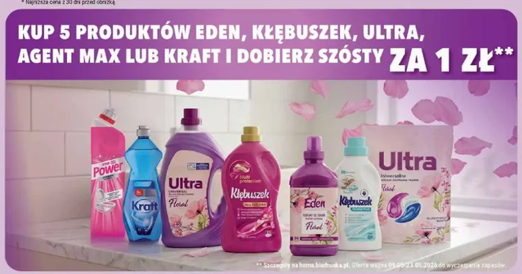 Płyn do prania Kłębuszek All Colors promocja w Biedronka