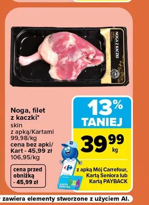 Filet z kaczki skin Carrefour promocja w Carrefour