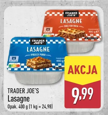 Lasagne BBQ Chicken Trader Joe's promocja w Aldi