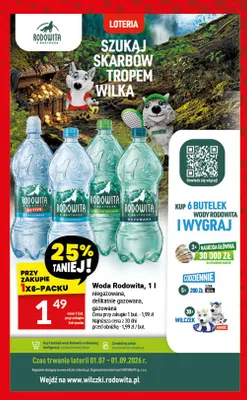 Woda mineralna Rodowita niegazowana promocja w Twój Market