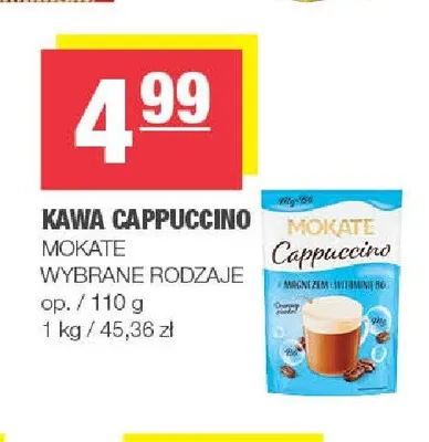 Kawa Cappuccino Mokate promocja w SPAR