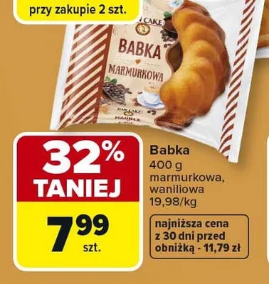 Babka marmurkowa promocja w Carrefour