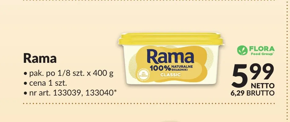 Margaryna Rama Classic promocja w Makro