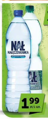 Woda gazowana Nałęczowianka promocja w Groszek
