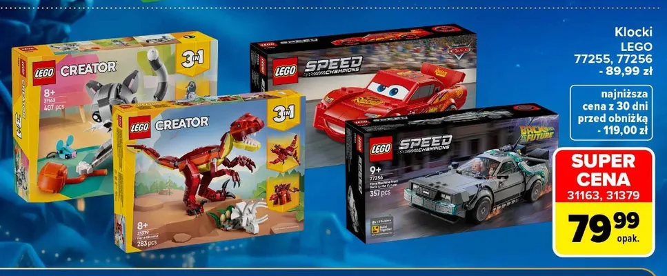 Klocki LEGO 31379 promocja w Carrefour Market