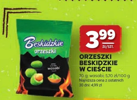 Orzeszki Beskidzkie w cieście wasabi promocja w Stokrotka