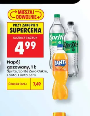 Napój gazowany Fanta Zero promocja w Biedronka