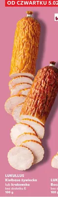 Kiełbasa krakowska bez dodatku E promocja w Kaufland