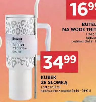 Kubek ze słomką promocja w Stokrotka