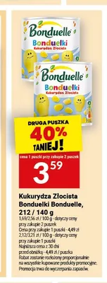 Kukurydza Złocista Bonduelki Bonduelle promocja w Twój Market