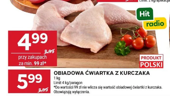 Ćwiartka z kurczaka driadowa promocja w Stokrotka