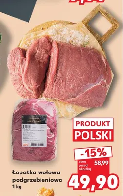 Łopatka wołowa podgrzebieniowa promocja w Kaufland