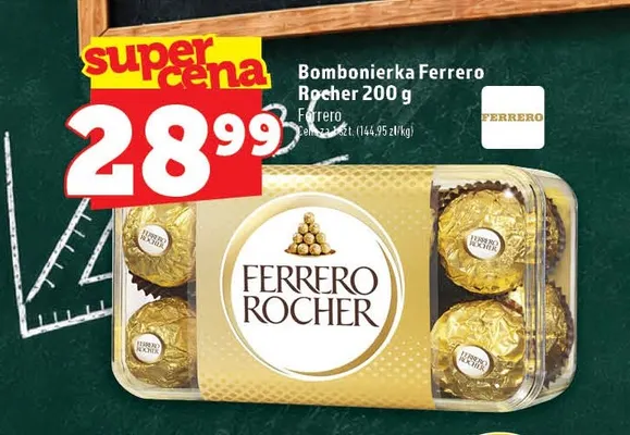 Bombonierka Ferrero Rocher promocja w TOPAZ