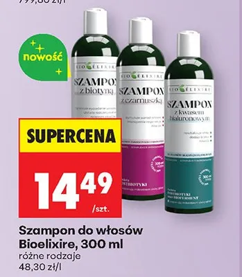 Szampon do włosów Bioelixire promocja w Biedronka