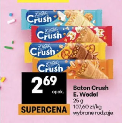 Baton Crush E. Wedel promocja w Delikatesy Centrum