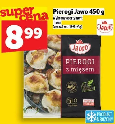 Pierogi z mięsem Jawo promocja w TOPAZ