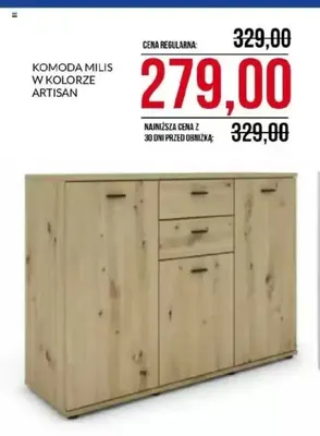 Komoda Milis w kolorze artisan promocja w Abra Meble