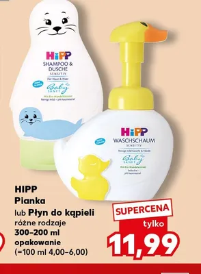 Płyn do kąpieli HiPP promocja w Kaufland