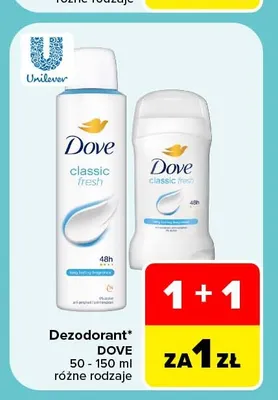 Dezodorant Dove promocja w Carrefour
