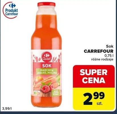 Sok różne rodzaje promocja w Globi