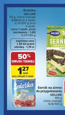 Śnieżka Gellwe promocja w Carrefour
