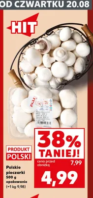 Pieczarki świeże białe Stąd takie Dobre! promocja w Kaufland