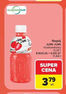 Napój Jumi Jumi truskawkowy promocja w Carrefour